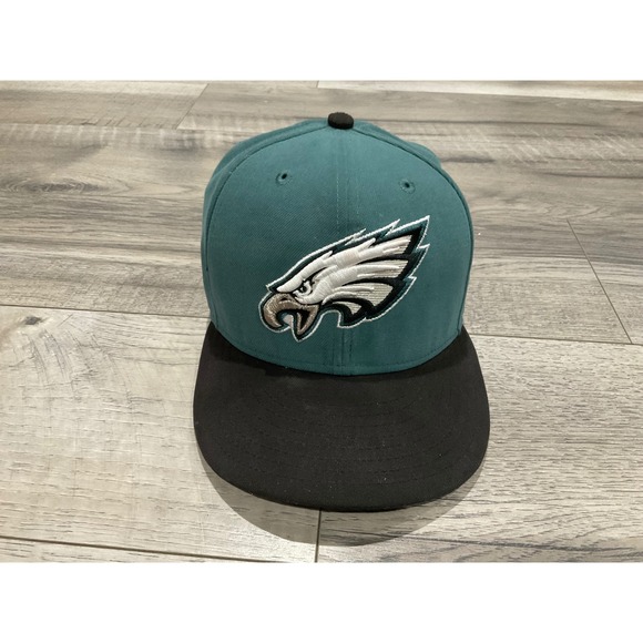New Era Other - New Era 59FIFTY Philadelphia Eagles Fitted Hat Size 7 Teal Black NFL Cap